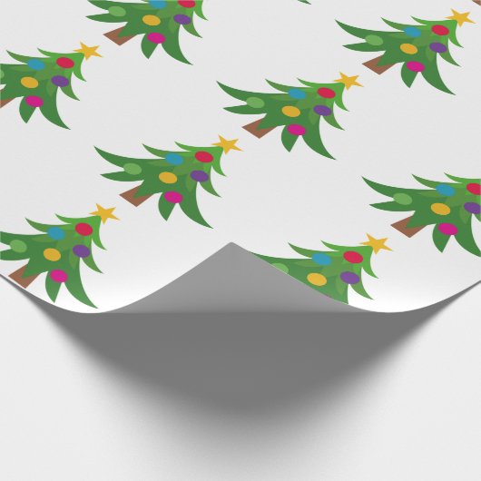 Kerstbomen Cadeaupapier (Hoek)