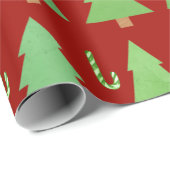 Kerstbomen Cadeaupapier (Rol Hoek)