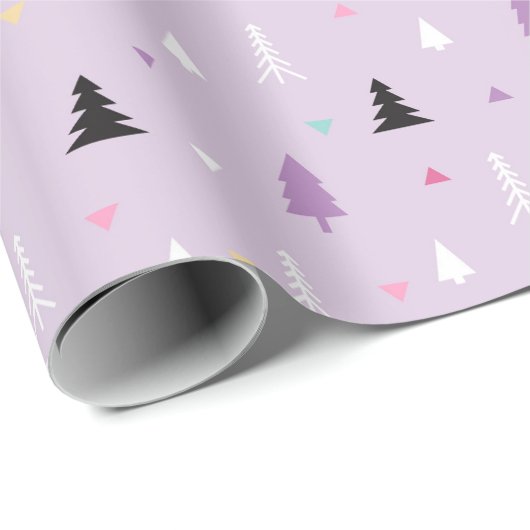 kerstbomen cadeaupapier (Rol Hoek)