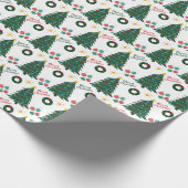 kerstbomen cadeaupapier (Hoek)