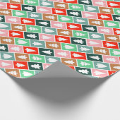 kerstbomen cadeaupapier (Hoek)