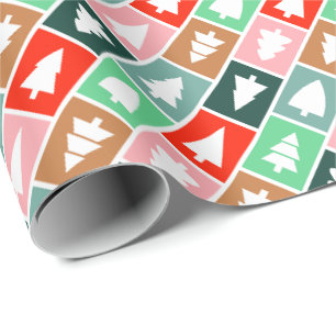 Kerstbomen Cadeaupapier