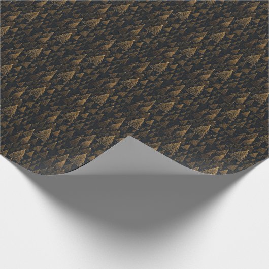 kerstbomen cadeaupapier (Hoek)