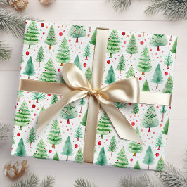 kerstbomen cadeaupapier