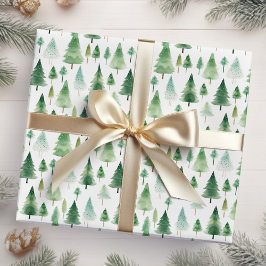 kerstbomen cadeaupapier