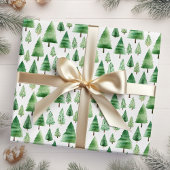 kerstbomen cadeaupapier