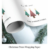 kerstbomen cadeaupapier