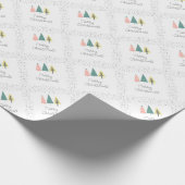 kerstbomen cadeaupapier (Hoek)