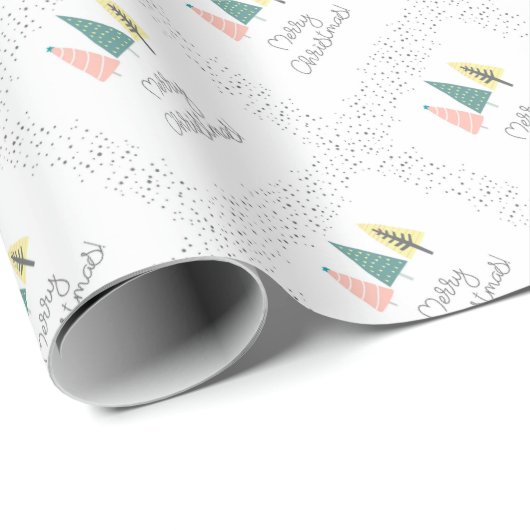 kerstbomen cadeaupapier (Rol Hoek)