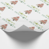 kerstbomen cadeaupapier (Hoek)