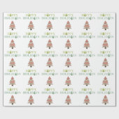 kerstbomen cadeaupapier (Vlak)