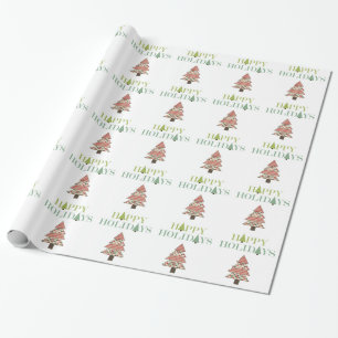 kerstbomen cadeaupapier