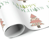 kerstbomen cadeaupapier (Rol Hoek)