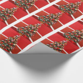 kerstbomen cadeaupapier (Hoek)