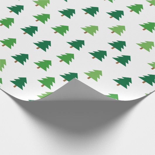 kerstbomen cadeaupapier (Hoek)