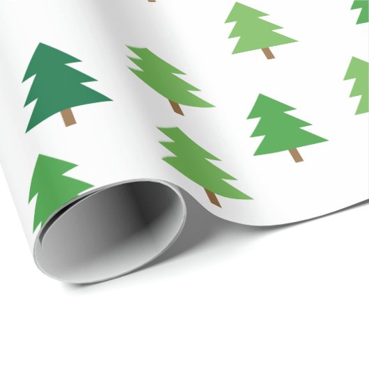 kerstbomen cadeaupapier (Rol Hoek)