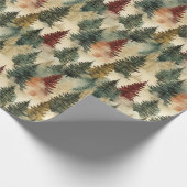kerstbomen cadeaupapier (Hoek)