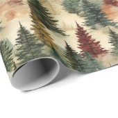 kerstbomen cadeaupapier (Rol Hoek)