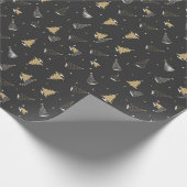 kerstbomen cadeaupapier (Hoek)