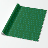 Kerstbomen & Cadeaus Cadeaupapier (Uitgerold)
