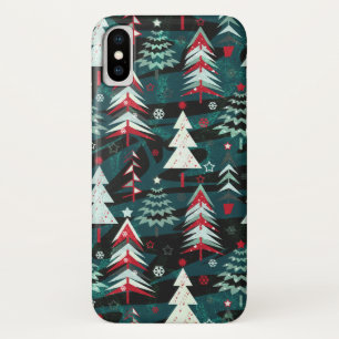 kerstbomen. Case-Mate iPhone case