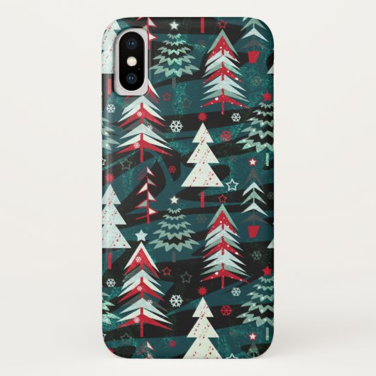 kerstbomen. Case-Mate iPhone case (Achterkant)