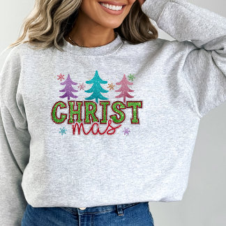 Kerstbomen Christelijk Trui