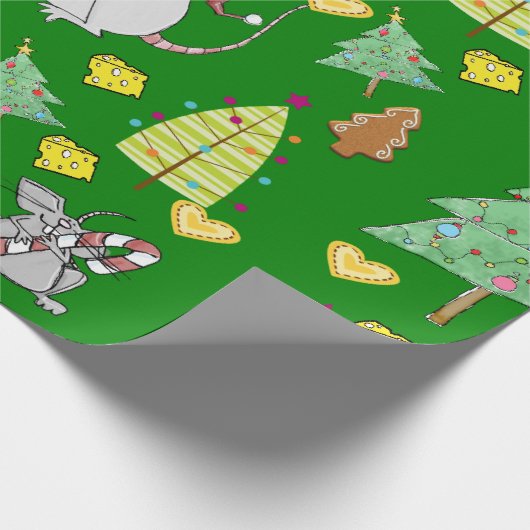 kerstbomen die papier pakken (Hoek)