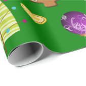 kerstbomen die papier pakken (Rol Hoek)