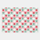 kerstbomen die papierbladen overvullen inpakpapier vel (Voorkant 3)