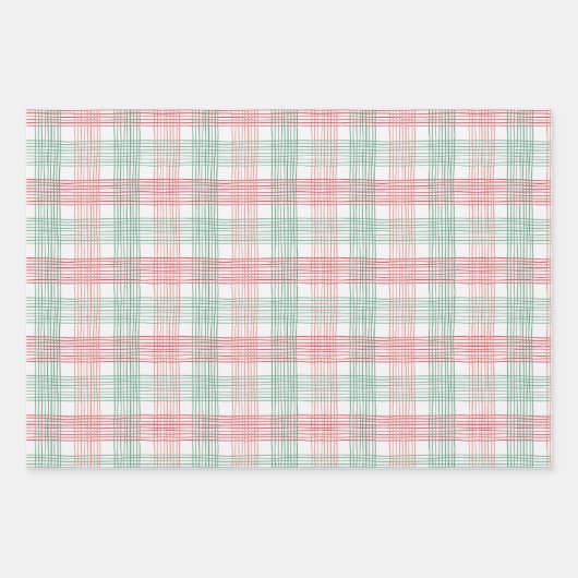 kerstbomen die papierbladen overvullen inpakpapier vel (Voorkant)