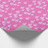 kerstbomen, drie dagen metaal, roze cadeaupapier (Hoek)