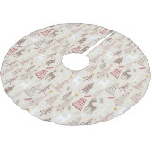 Kerstbomen - droog, stijlvol patroon kerstboom rok (Gekanteld)