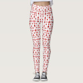 Kerstbomen en Cadeaupatroon Lang Leggings (Voorkant)