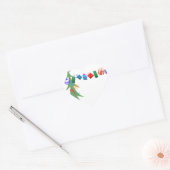 Kerstbomen en Cadeaus enveloppen Hart Sticker (Envelop)