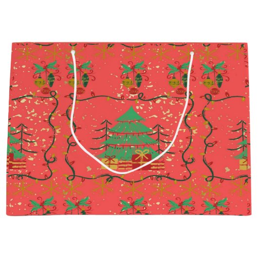 Kerstbomen en Cadeaus - RG Cadeautas - Groot (Voorkant)