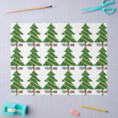 kerstbomen en cadeautjes tissuepapier (Craft)