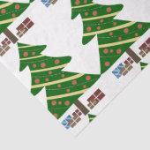 kerstbomen en cadeautjes tissuepapier (Detail)