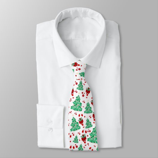 Kerstbomen en Candy Cane Stropdas (Gebonden)