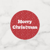 kerstbomen en Confetti voor snowflakes (Kleine voorkant)