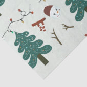 Kerstbomen en groene kerstverlichting tissuepapier (Detail)