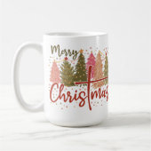Kerstbomen en kabouter keramische mok (Links)