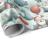 kerstbomen en kerstbomen cadeaupapier (Rol Hoek)