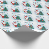 kerstbomen en kerstbomen cadeaupapier (Hoek)