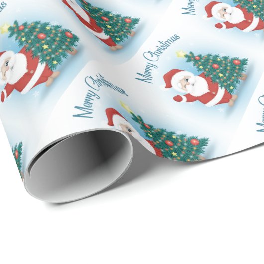 kerstbomen en kerstbomen cadeaupapier (Rol Hoek)