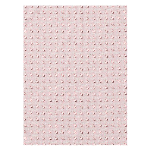 kerstbomen en kerstmanskerstbomen tafelkleed (Voorkant)