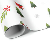 kerstbomen en koeien cadeaupapier (Rol Hoek)