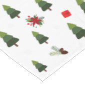 kerstbomen en koeien tafelkleed (Gekanteld)