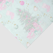 Kerstbomen en Ornamenten Groene Kerst Tissuepapier (Detail)