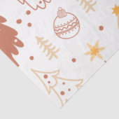Kerstbomen en Ornamenten Kerst Tissuepapier (Detail)